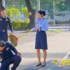 การรับฟังบรรยายและการสาธิตการดับเพลิง